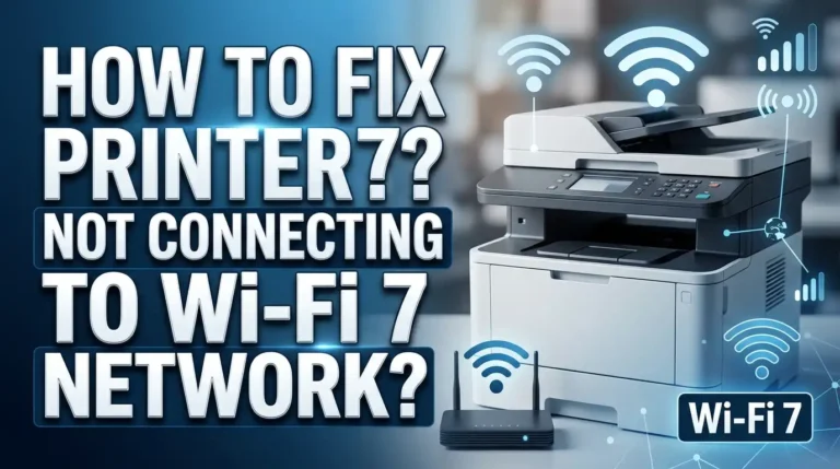 How to Fix Printer Not Connecting to Wi-Fi 7 Network?