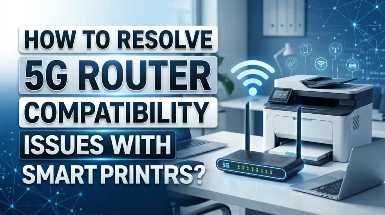 How to Resolve 5G Router Compatibility Issues With Smart Printers?