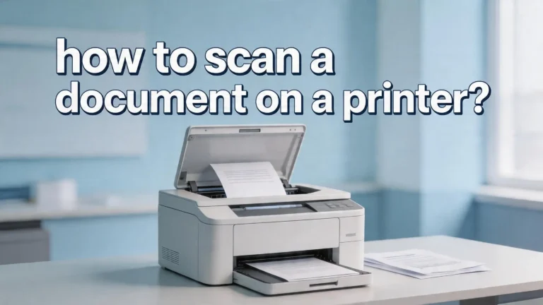 How to Scan a Document on a Printer?