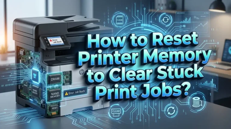 How to Reset Printer Memory to Clear Stuck Print Jobs?