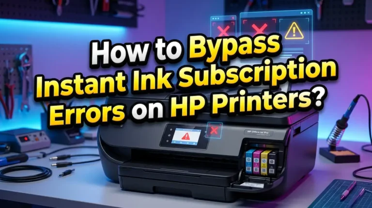 How to Bypass Instant Ink Subscription Errors on HP Printers?