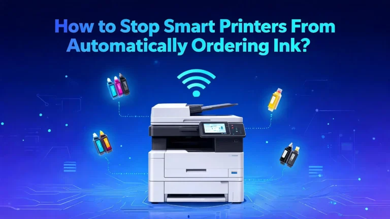 How to Stop Smart Printers From Automatically Ordering Ink?