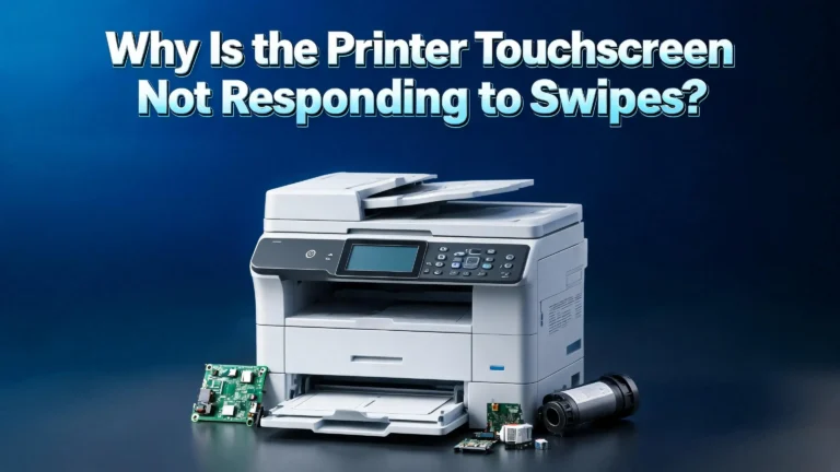 Why Is the Printer Touchscreen Not Responding to Swipes?