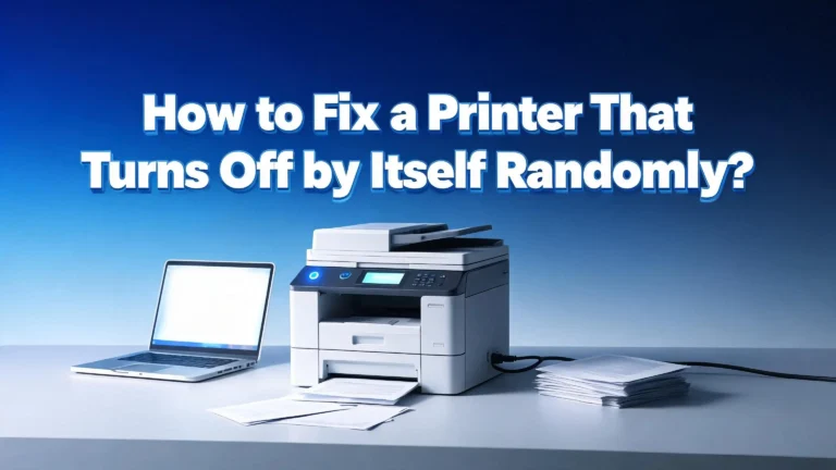 How to Fix a Printer That Turns Off by Itself Randomly?