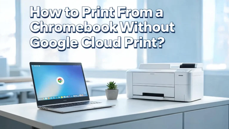 How to Print From a Chromebook Without Google Cloud Print?