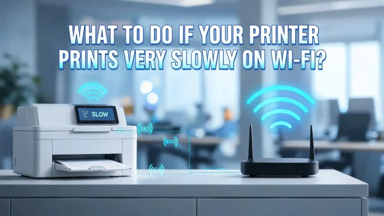 Why Is My Printer So Slow on Wi-Fi?