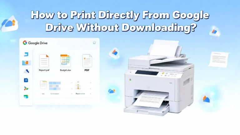 How to Print Directly From Google Drive Without Downloading?