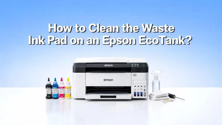 How to Clean the Waste Ink Pad on an Epson EcoTank?