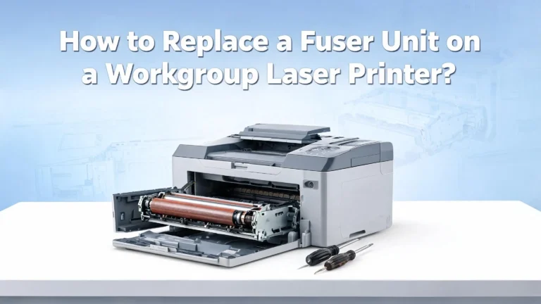How to Replace a Fuser Unit on a Workgroup Laser Printer?