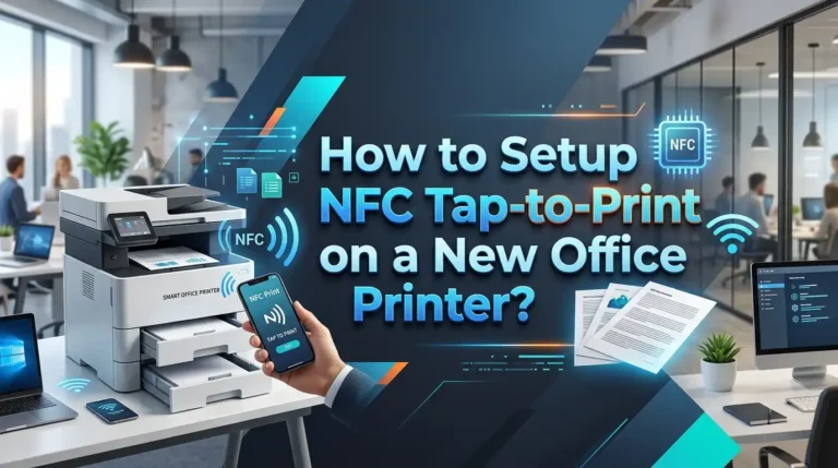 How to Setup NFC Tap to Print on a New Office Printer?