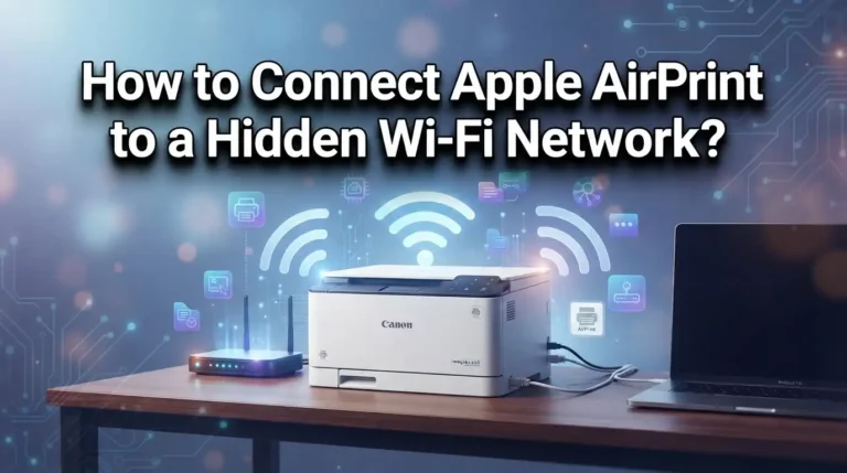 How to Connect Apple AirPrint to a Hidden Wi-Fi Network?