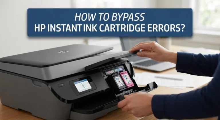 How to Bypass HP Instant Ink Cartridge Errors?