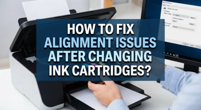 How to Fix Alignment Issues After Changing Ink Cartridges?