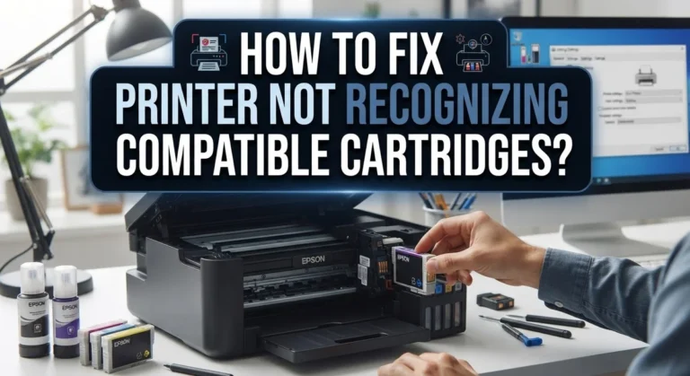 How to Fix Epson Printer Not Recognizing Compatible Cartridges?