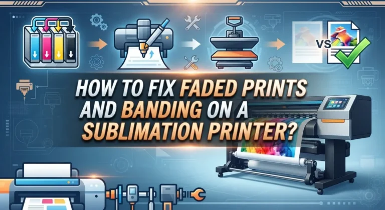 How to Fix Faded Prints and Banding on a Sublimation Printer?