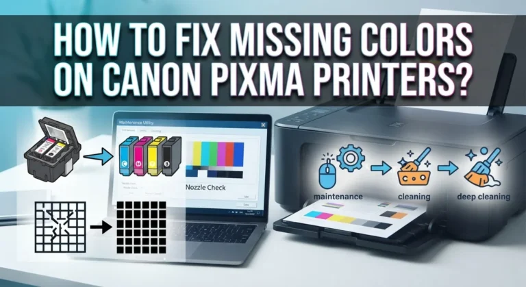 How to Fix Missing Colors on Canon Pixma Printers?