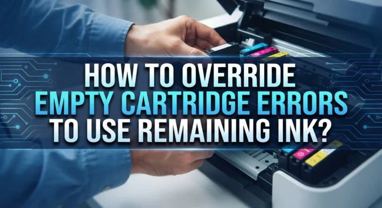 How to Override Empty Cartridge Errors to Use Remaining Ink?