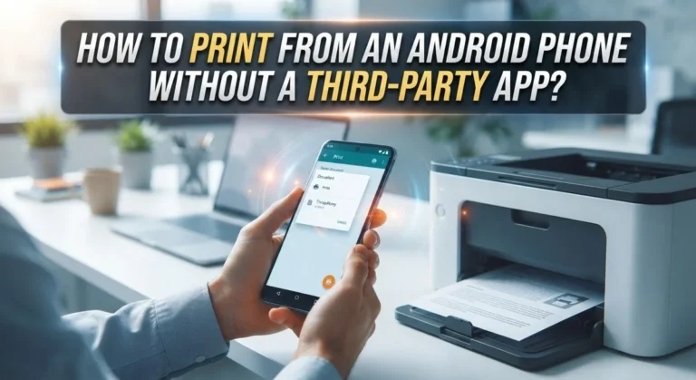 How to Print From an Android Phone Without a Third-Party App?
