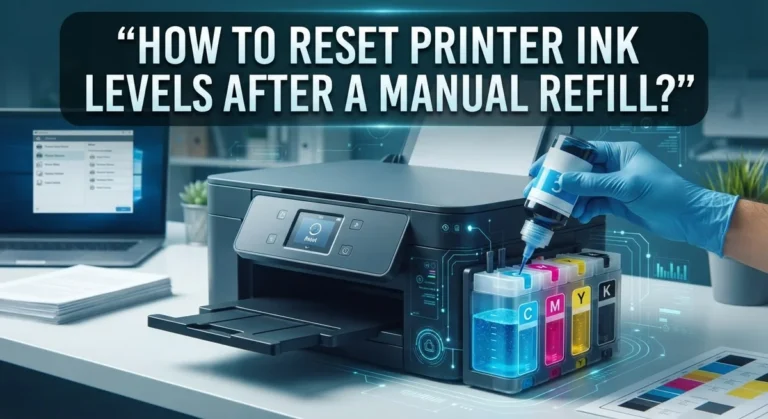 How to Reset Printer Ink Levels After a Manual Refill?