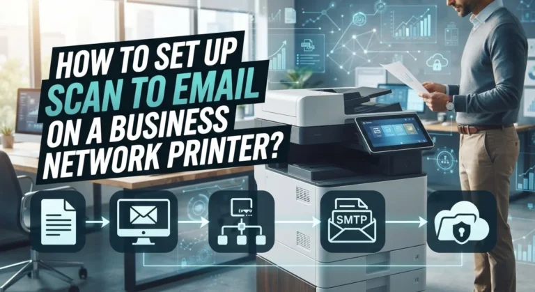 How to Set Up Scan to Email on a Business Network Printer?