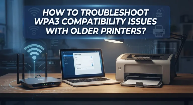 How to Troubleshoot WPA3 Compatibility Issues With Older Printers?