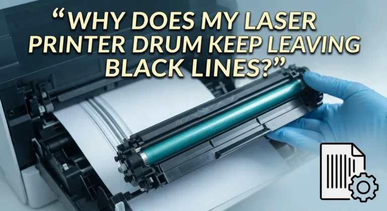 Why Does My Laser Printer Drum Keep Leaving Black Lines?