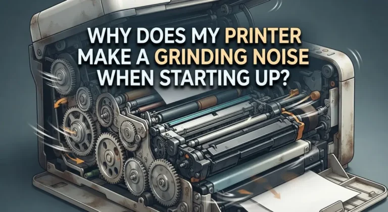 Why Does My Printer Make a Grinding Noise When Starting Up?