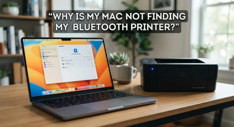Why Is My Mac Not Finding My Bluetooth Printer?