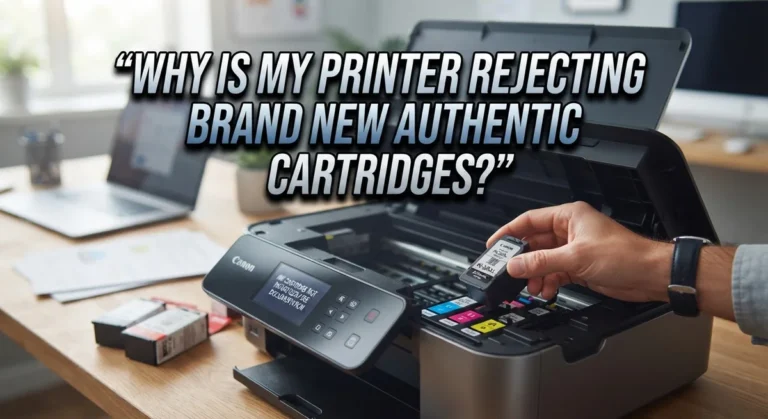 Why Is My Printer Rejecting Brand New Authentic Cartridges?