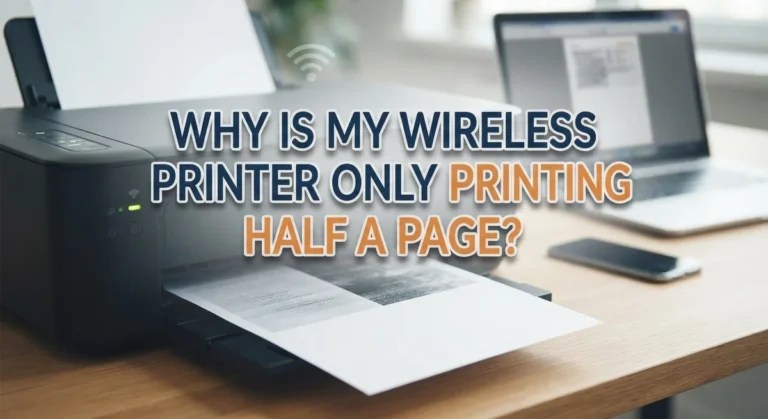 Why Is My Wireless Printer Only Printing Half a Page?