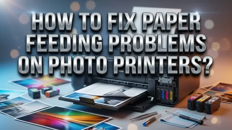 How to Fix Paper Feeding Problems on Photo Printers?