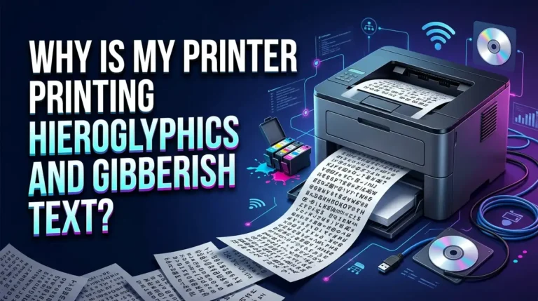 Why Is My Printer Printing Hieroglyphics and Gibberish Text?