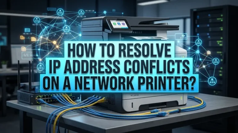 How to Resolve IP Address Conflicts on a Network Printer?